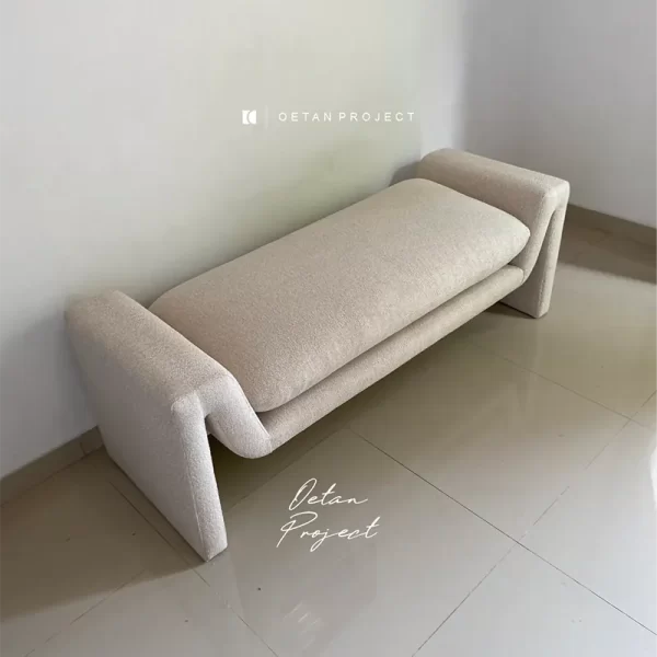 modern accent bench desain kontemporer